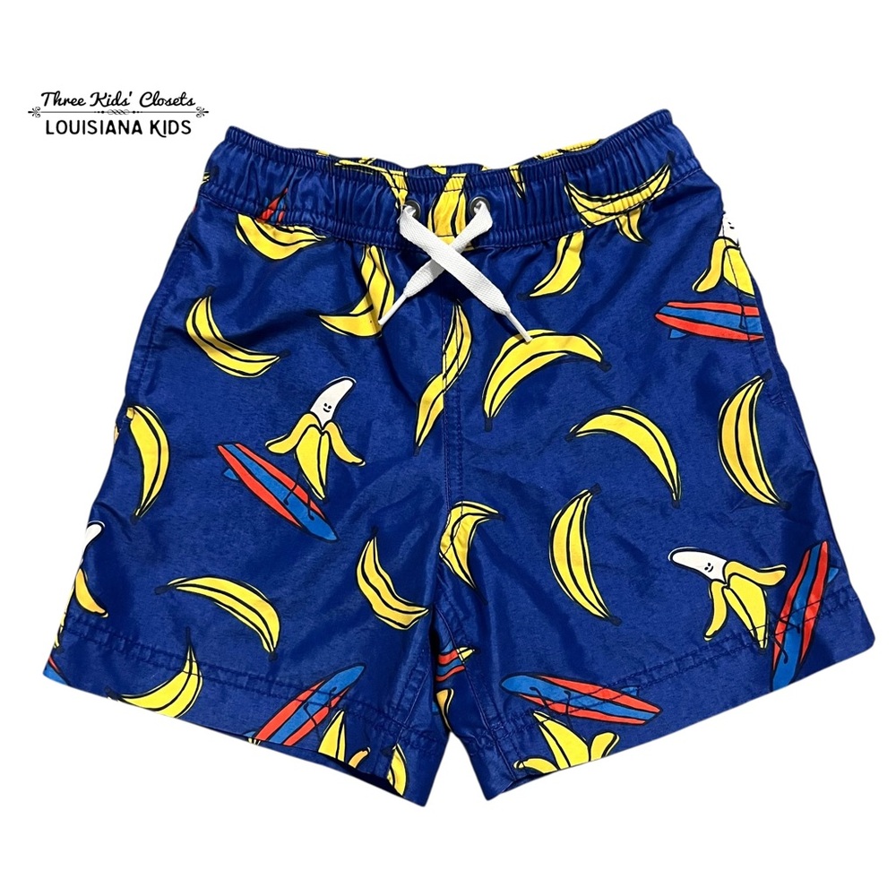 Hanna Andersson Sz 110 (5) Surfing Bananas Swim Trunks